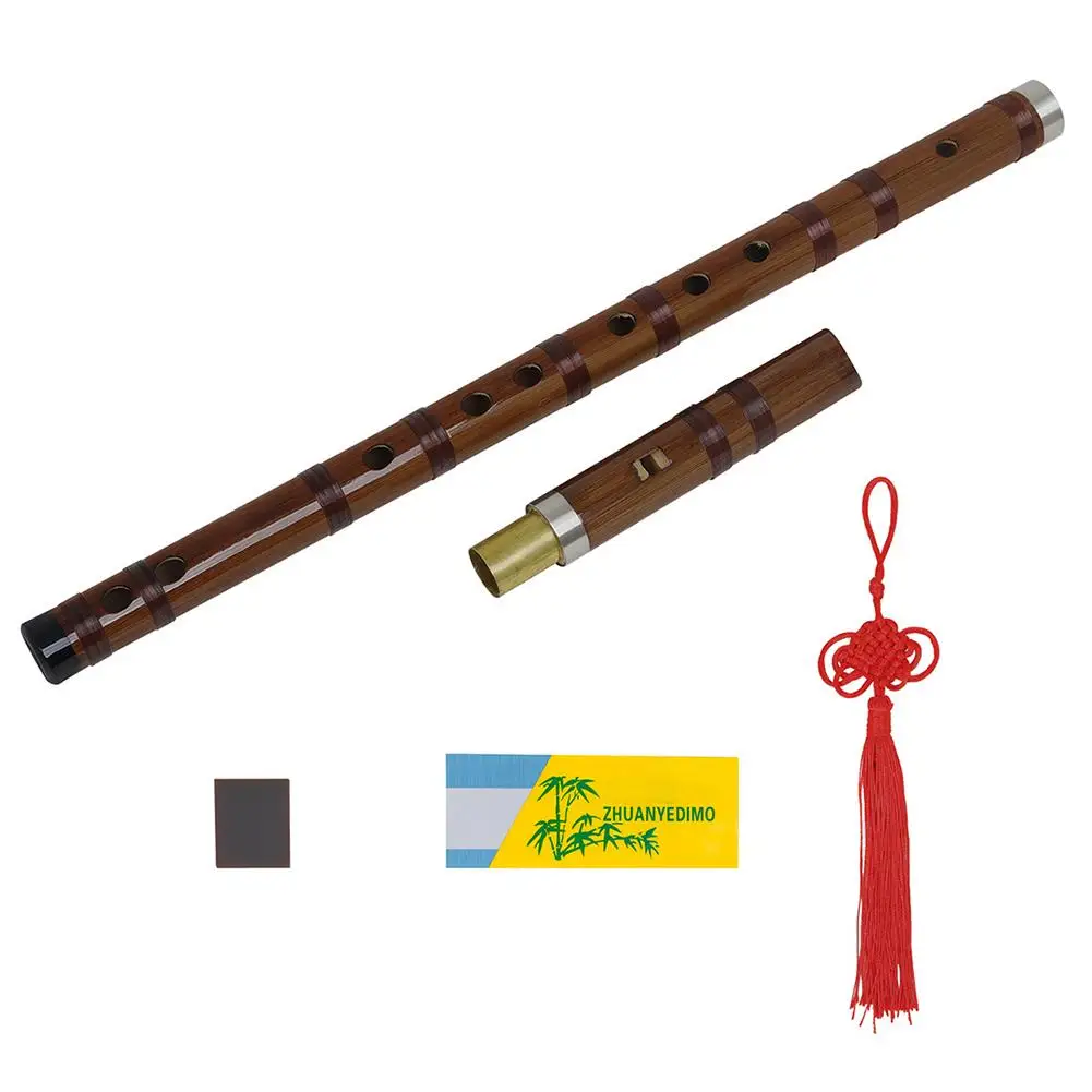 Profesionálne Leštené Bambusová Flauta Tradičné Čínske Hudobné nástroje, Samostatný Woodwind Flauta Hudobný Nástroj pre začiatočníkov4