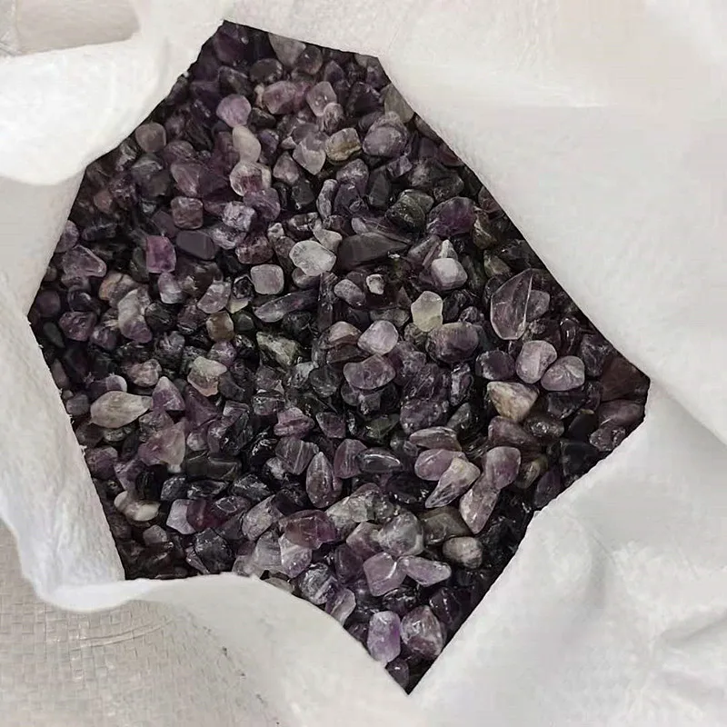 Prírodné Sen Ametyst štrku leštené rock crystal rozhádzané kameň gifte3