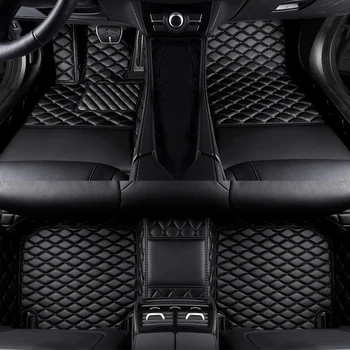 PU Koža Luxury 3D Prispôsobené Auto Rohože pre Nissan Sylphy 2020-2023 2006-19 LANNIA MAXIMÁ LIVINA Auto Interiérové Doplnky