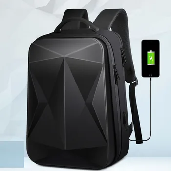 Pánske taška na prenosný počítač, veľkú kapacitu batoh, pevný prípade batoh, 17 palcový počítač aktovky, obchodný cestovný batoh