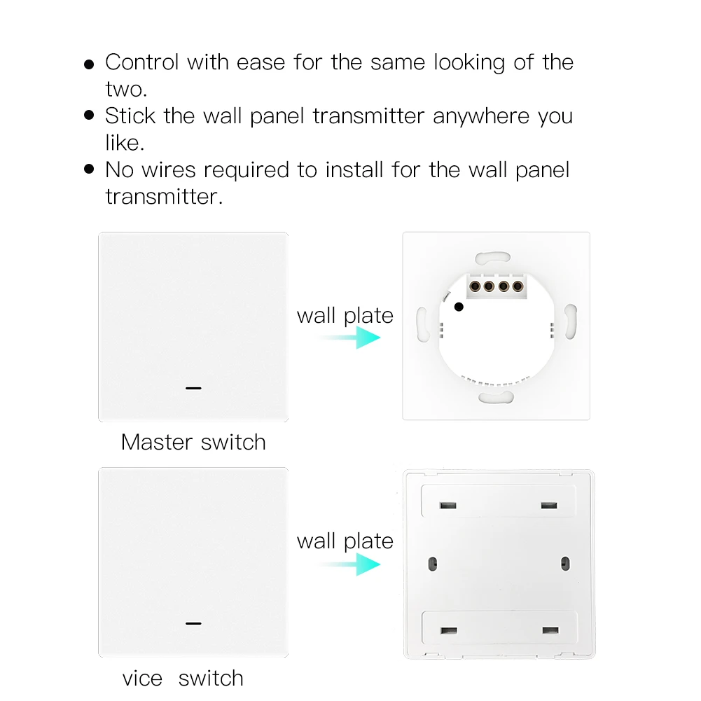 Pôvodné hot predaj telefón, wifi ovládaný spínač svetiel 220V diaľkové double wall light switch s tuya APP funkcia ovládania2