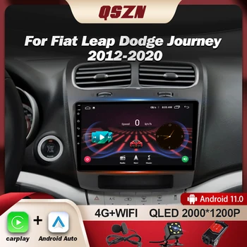 QSZN autorádia Pre Dodge Journey Fiat Freemont Skok 2012-2020 GPS Navigácie Multimediálny Prehrávač 4G Wifi, BT Carplay Android 13