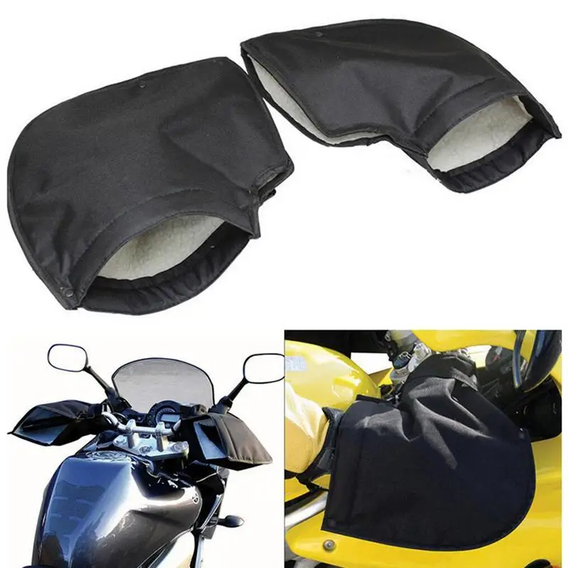 Riadidlá motocykla Windproof Rukavice Ručné Teplejšie Rukavice pre Skútre a bicykle, Motorky Chladné Počasie Ochrana Rúk rukavice bez Prstov3