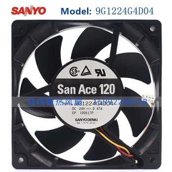 San Ace 120 120 MM 12025 120*120*25 MM Chladiaci Ventilátor 120MM Ventilátor PC Skrinky ventilátor 9G1224G4D04 s 24V 0.47 A 3PIN
