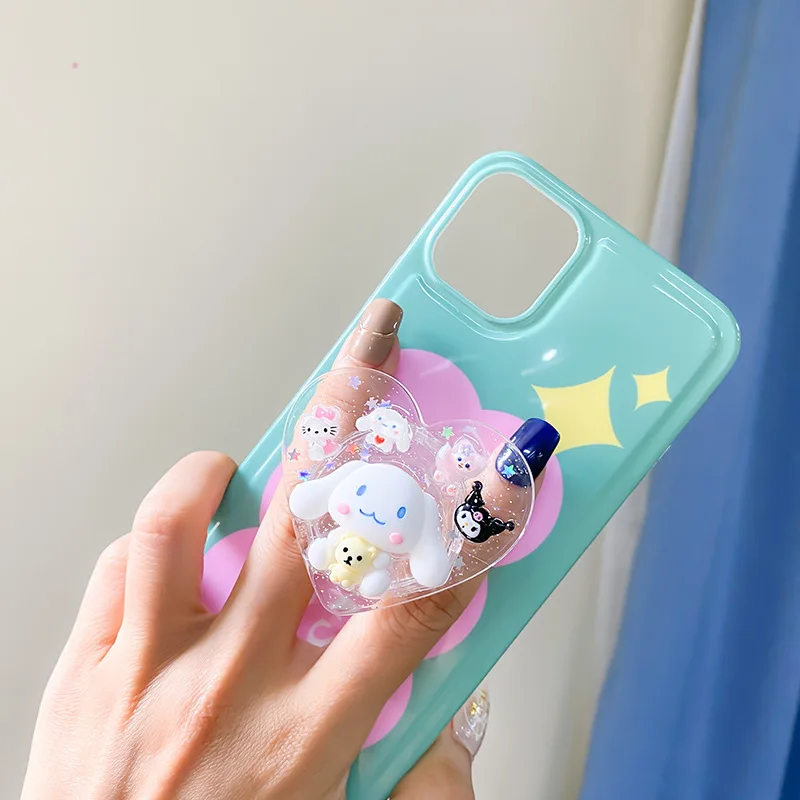 Sanrio Hello Kitty Skladacia Telefón Prst Prsteň Držiteľ Cartoon Telefón Stenu Stojan pre IPhone Samsung Xiao Mobilný Telefón Majiteľa5