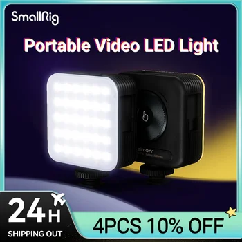 Smallrig LED Svetlo na videosnímanie Fotoaparát Svetlá 96 LED Korálky pre Fotografovanie Video Osvetlenie Nabíjateľná 2200mAh 3 w Studenej Obuvi 3286B