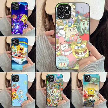 Spongebob Telefón Puzdro Pre Iphone 7 8 Plus X Xr Xs 11 12 13 Se2020 Mini Mobilné Telefóny Iphone 14 Pro Max Prípade