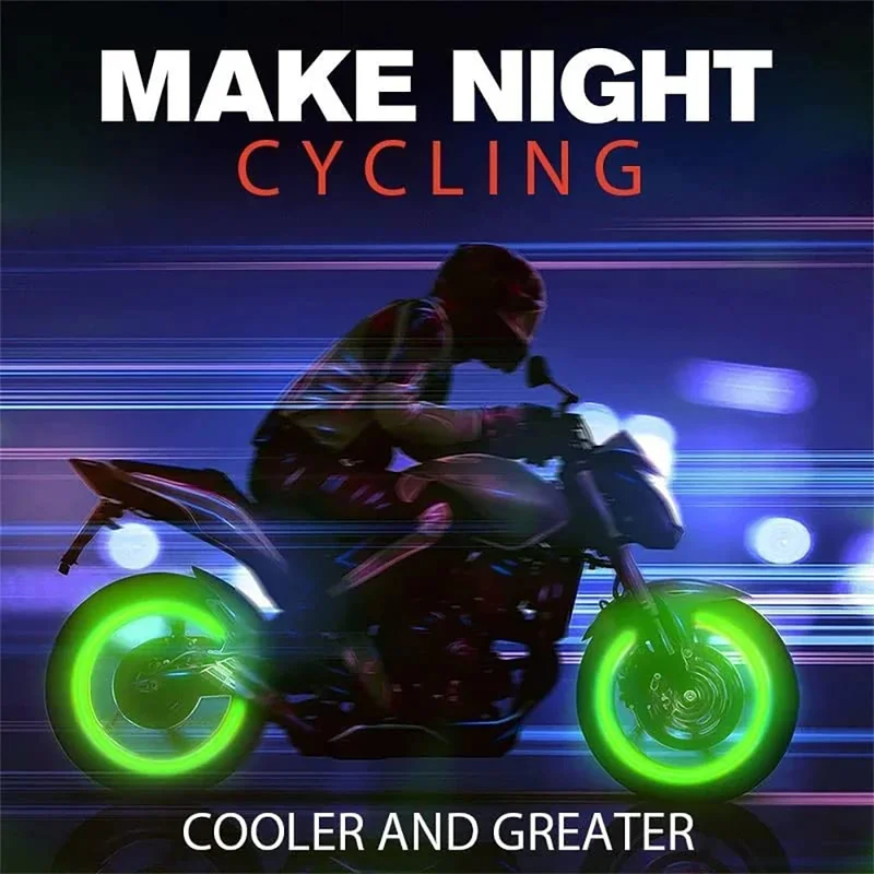 Svetelný Noc Žiariace Motocyklových Kolies, Pneumatík, Čiapky Ventil Dekoroch pre Ducati 1098 Ktm 690 Smc R Xadv Mt10 Gs 1200 Drz 400 Cbr2