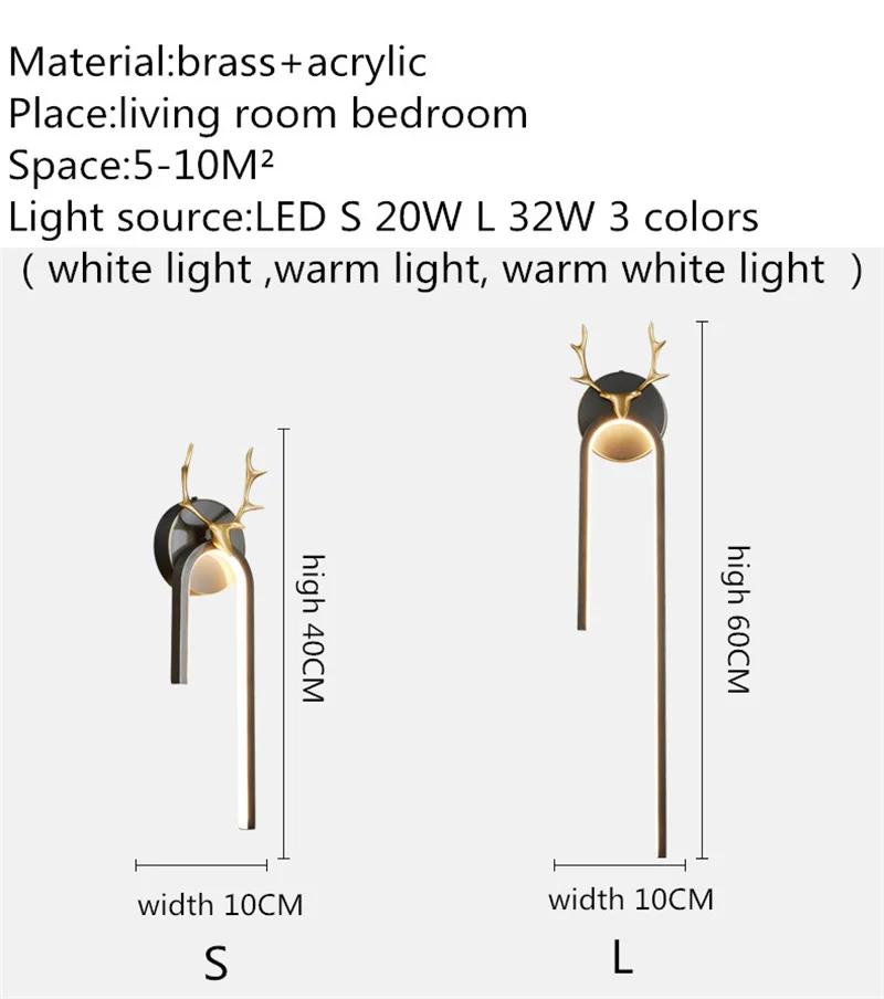 TEMOU Moderné Zlato Mosadz Nástenné Svietidlo LED, 3 Farby Tvorivé Elegantné Sconce Svetlo pre Domáce Obývacia Izba5