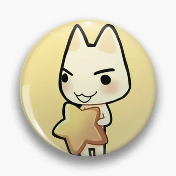Toro Inoue Mačka Kawaii Odznak Soft Tlačidlo Klope Anime Pin Dekor Brošňa Šperky, Dekorácie, Darčekové 58mm