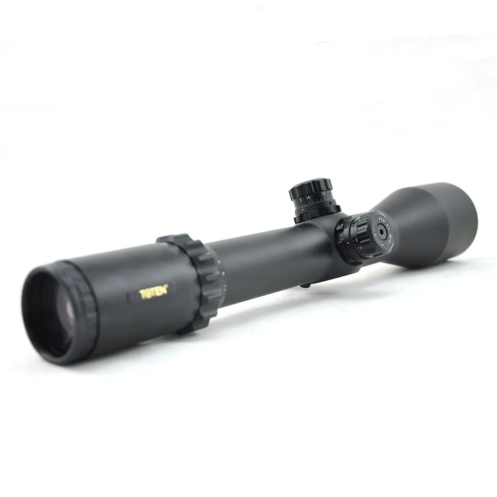 TOTEN 2-24x50 Taktické Riflescope Optický Zameriavač Zelená Červená Osvetlené Lov Odbory Puška Airsoft Rozsah Pohľad Strane Zameranie Sniper1