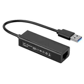 USB Sieťová Karta Converter pre Prepínanie Káblové Sieťové Karty Converter USB3.0 Interface + Rj451000Mwii Wiiu Sieťového Adaptéru