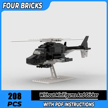 Vojenské Série YcMoc Stavebné Bloky Special Ops Vrtuľník Mini Airwolf Modelu Technológie Tehly DIY Lietadlo Hračky Pre Deti