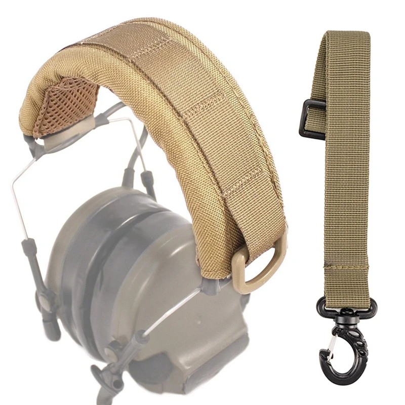 Vonkajšie Modulárny Headset Kryt Na Ochranu Molle Hlavový Most Vojenské Taktické Chrániče Sluchu Mikrofón Lov, Streľbu Kryt Slúchadiel3
