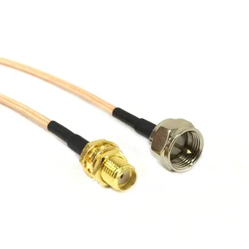 Vysoká Kvalita SMA Female Jack Maticu F Muž Plug RG316 Kábel 15 cm 6inch Predlžovací Koaxiálny Kábel Pigtail