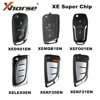Xhorse XEDS01EN XEMQB1EN XEFO01EN XELEX0EN XEKF20EN XEKF21EN Super Vzdialenej Práce na všetkých ID ako Super Čip 5 ks/veľa