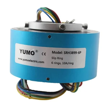 YUMO sklzu krúžok SRH3899-6P 6 obvody rotujúce konektor elektrické Sklzu motora