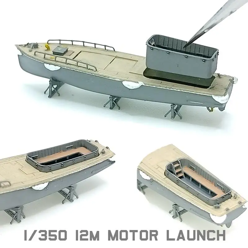 YZM Model YZ-069A 1/350 IJN 12M SPUSTENIE MOTORA (2 nastavte)4