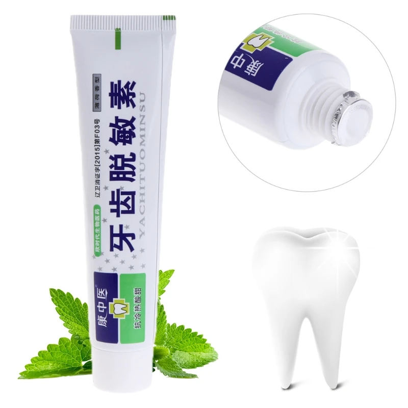 Zuby Znecitlivenie 60 g Guma Anti-alergické Účinky zubná pasta Sensitive Liečbu3