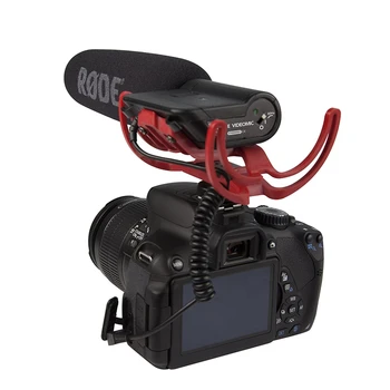 Rode VideoMic Smerový Video Kondenzátorových Mikrofónov s Mount pre Canon, Nikon Lumix Sony DJ Osmo DSLR Fotoaparát Microfone